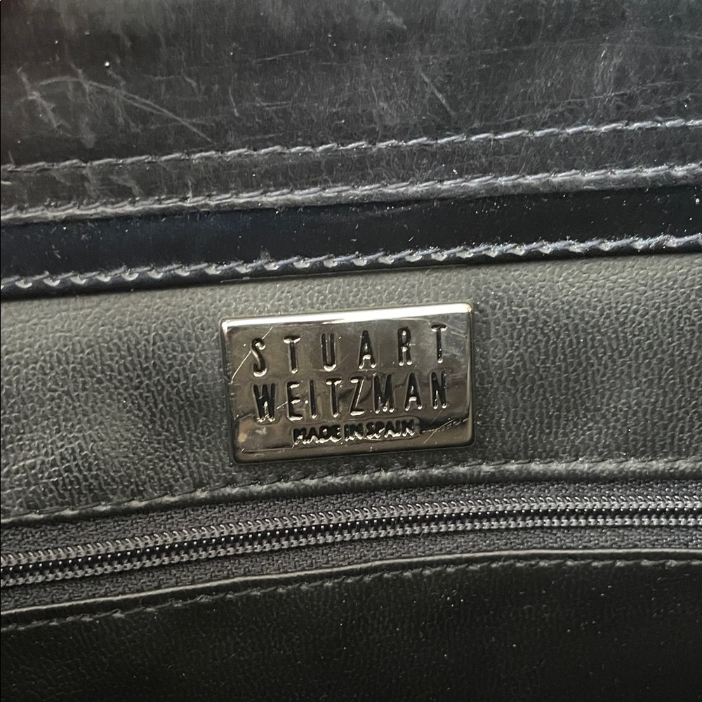 Vintage Stuart Weitzman Navy Blue Bag - Picture 2 of 13